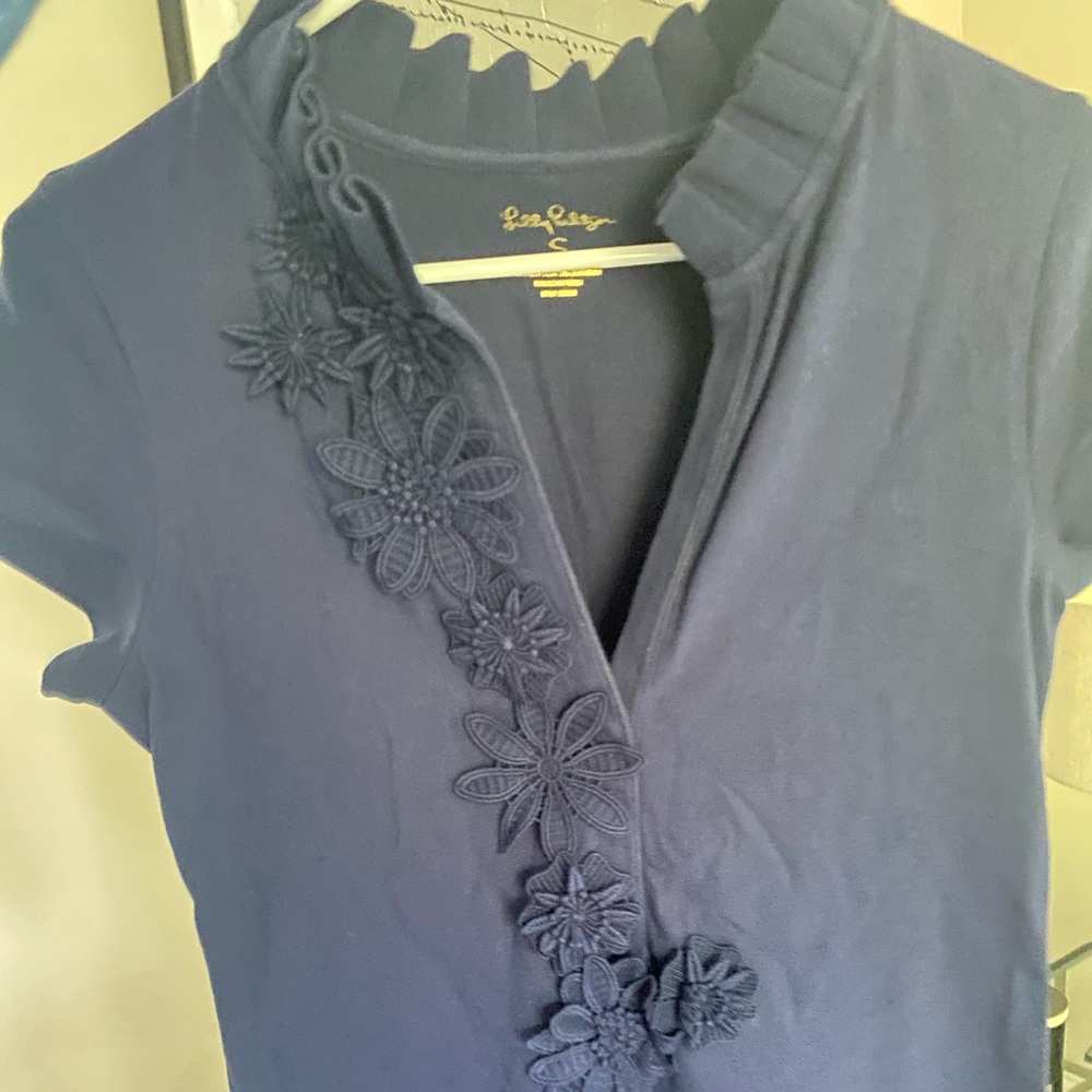 Lilly Pulitzer navy blue dress new without tags